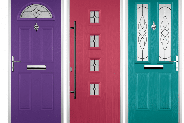 multiple coloured composite doors