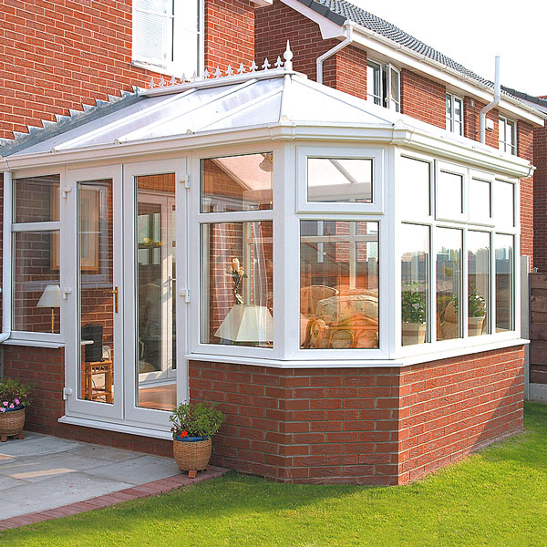white upvc conservatory extensions