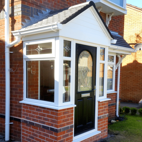 Brick Porch | Front And Side Brick Porches | St Helens Windows