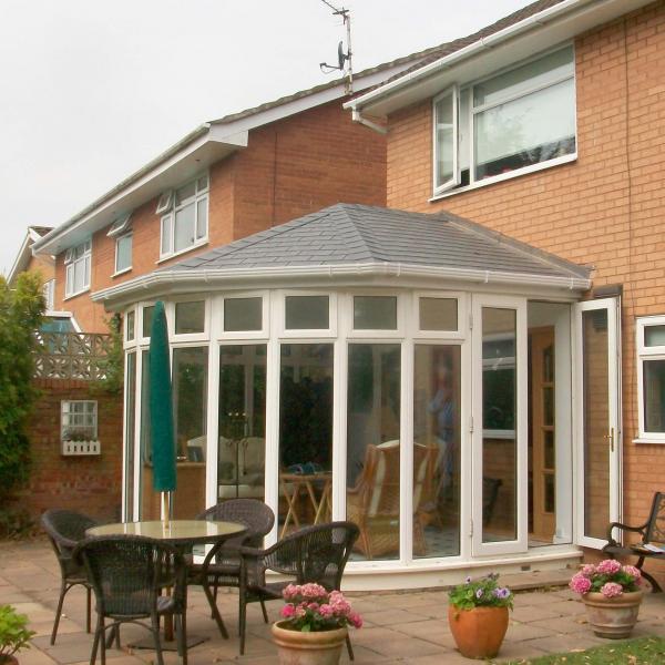 Tiled conservatory