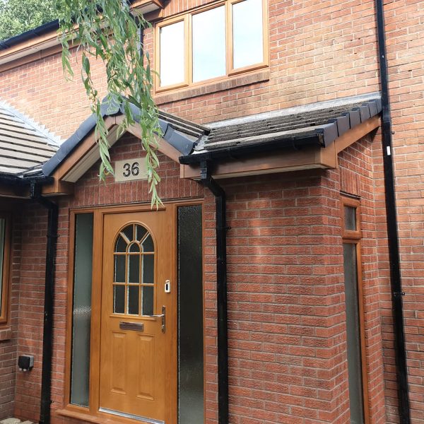 Window Installation | Oak Brown Double Glazing | St Helens Windows