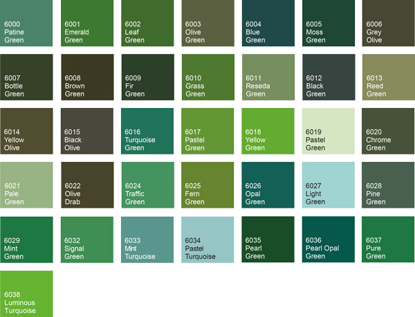 Ral Colour Chart Green | Porn Sex Picture