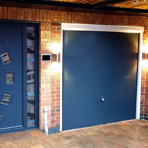 grey garage door