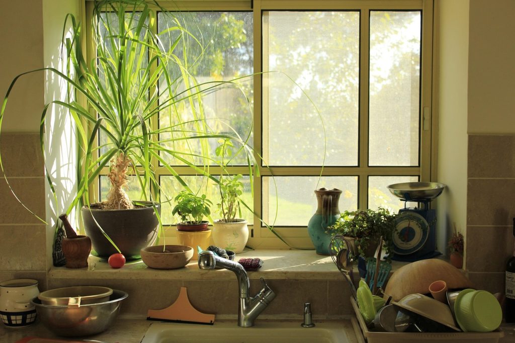 Kitchen Window Sill Storage