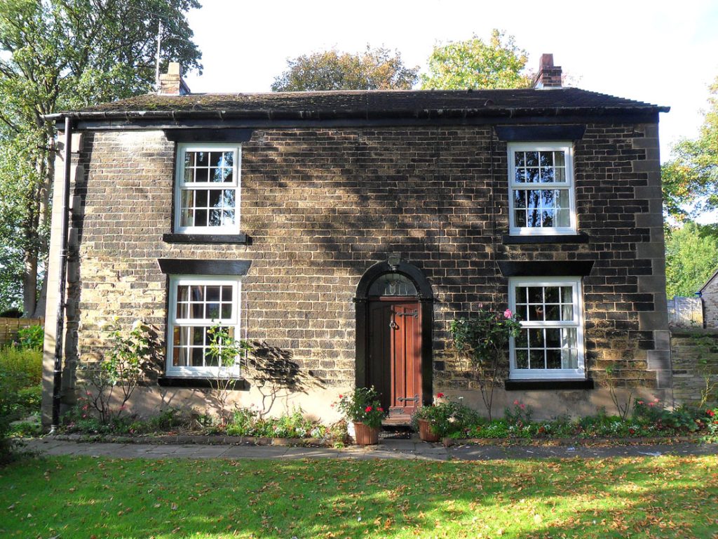 Cottage Windows Front of House